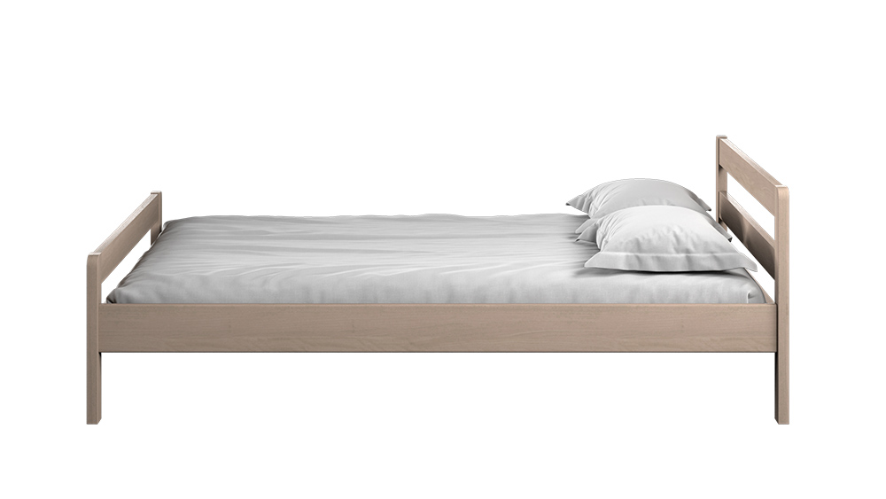 Кровать Дримлайн Кредо эконом бук-натуральный (без покрытия) 80х200